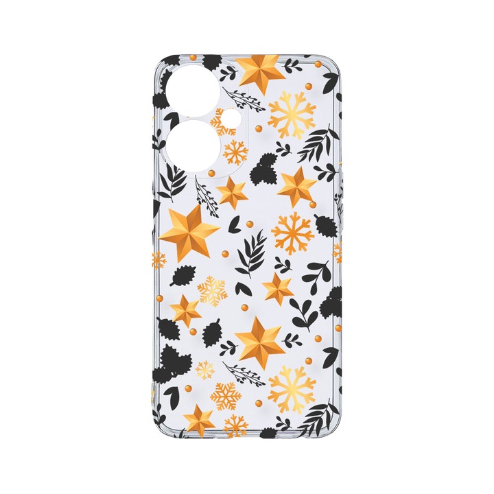 Husa BestCase® Clear Silicon 2MM, Съвместим с OPPO A59 5G, Есенни цветове, Противоударна, Защита на камерата, Повдигнати ръбове за защита на екрана, T 167