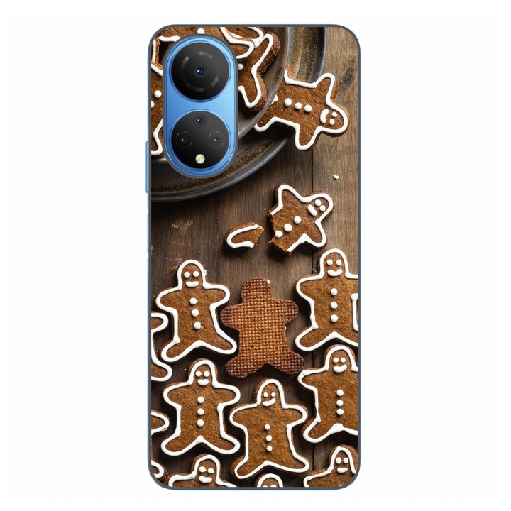 Husa compatibila cu Honor X7 Silicon Gel Tpu Model Craciun Turta Dulce