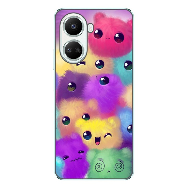 Huawei Nova 10 SE Silicon Gel Tpu Colorful Fluffy modellel kompatibilis burkolat