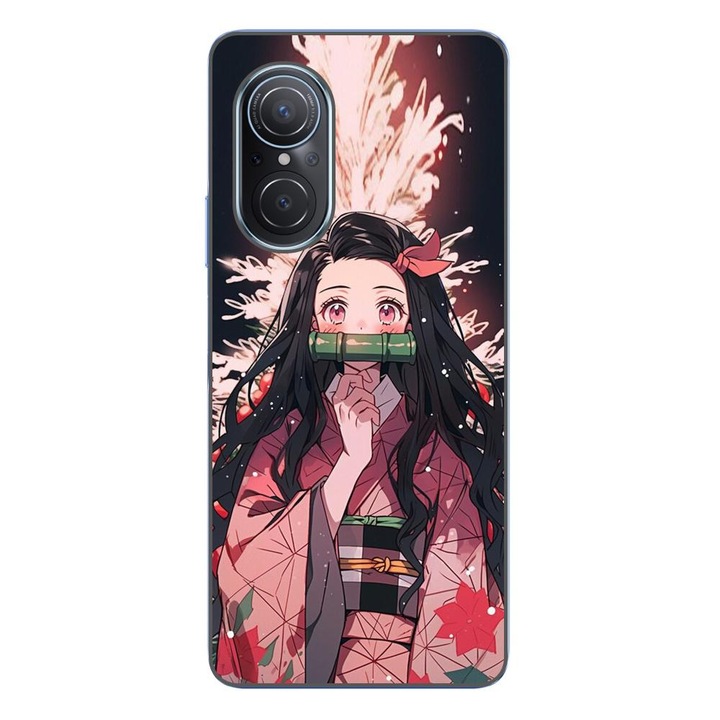 Кейс, съвместим с модел Huawei Nova 9 SE Silicon Gel Tpu Demon Slayer Nezuko