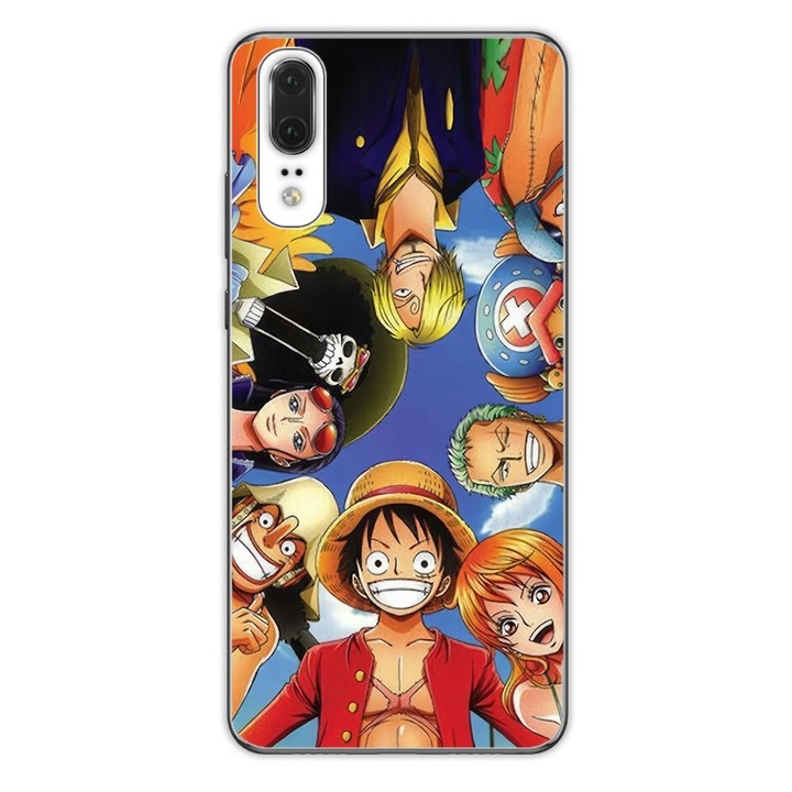 Кейс, съвместим с Huawei P20 Silicon Gel Tpu Model One Piece Crew
