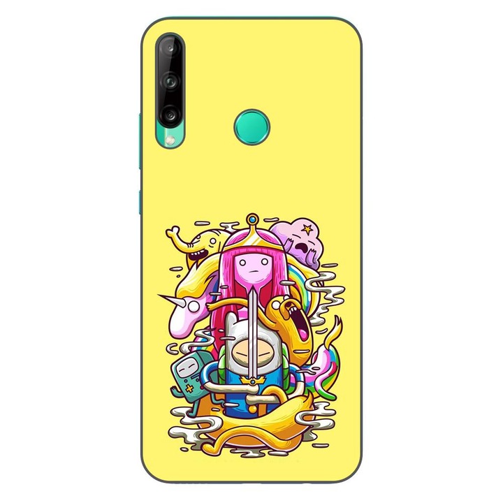 Husa compatibila cu Huawei P40 Lite E Silicon Gel Tpu Model Adventure Time Poster