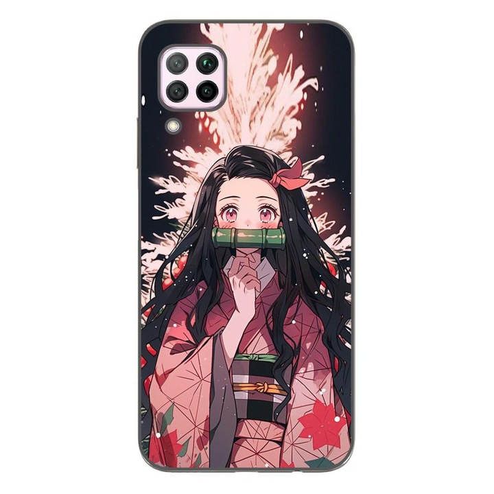 Кейс, съвместим с модел Huawei P40 Lite Silicon Gel Tpu Demon Slayer Nezuko