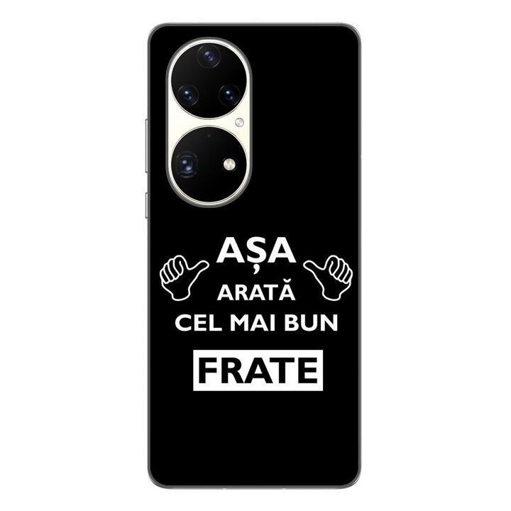 Husa compatibila cu Huawei P50 Pro Silicon Gel Tpu Model Cel Mai Bun Frate