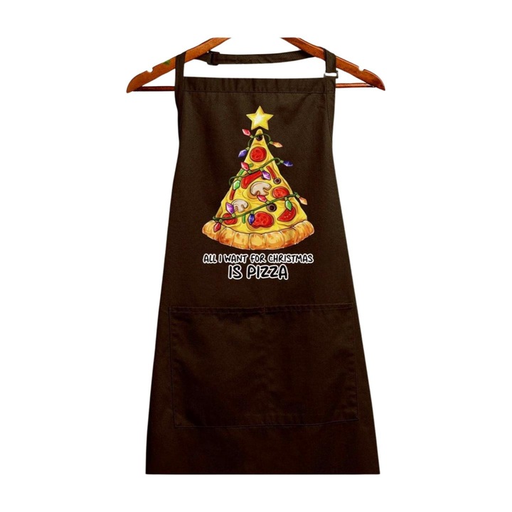 Sort pizza, Pólóügynökség, Tot ce imi doresc de Craciun, Maro inchis, 90 x 76 cm