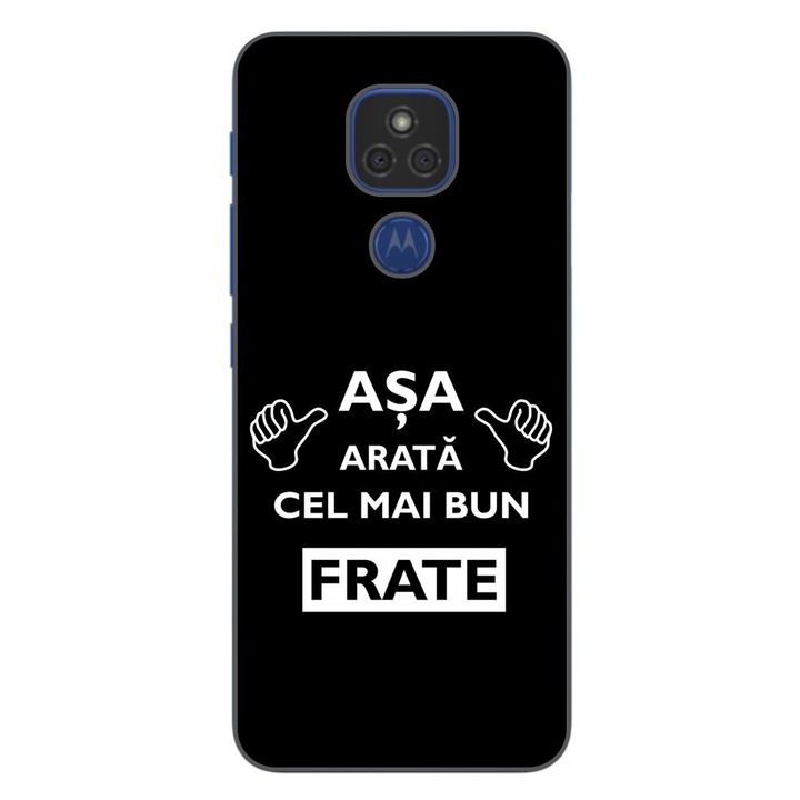Husa compatibila cu Motorola Moto E7 Plus Silicon Gel Tpu Model Cel Mai Bun Frate