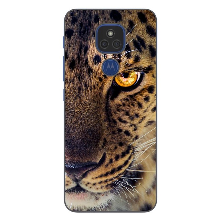 Husa compatibila cu Motorola Moto E7 Plus Silicon Gel Tpu Model Leopard