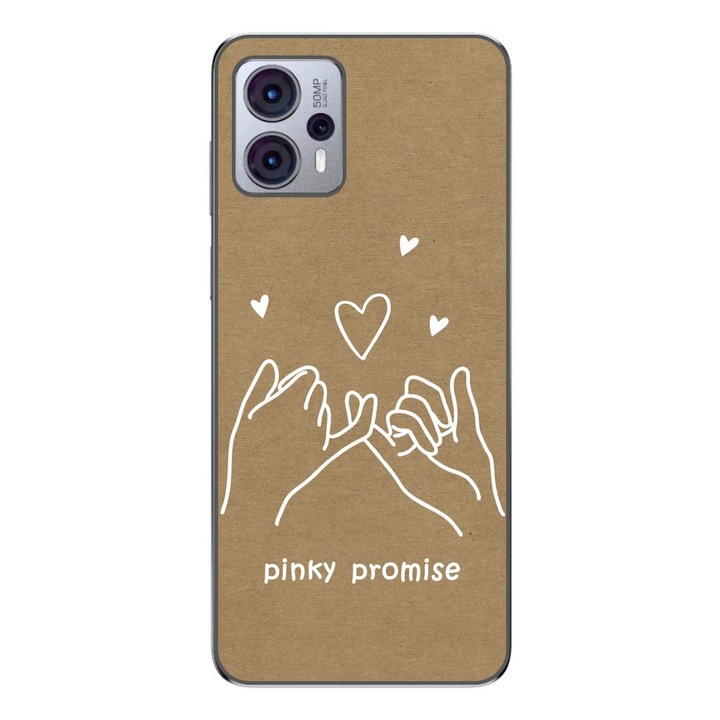 Husa compatibila cu Motorola Moto G23 Silicon Gel Tpu Model BFF Pinky Promise