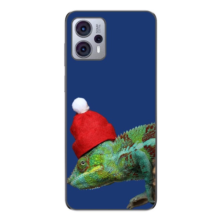 Husa compatibila cu Motorola Moto G23 Silicon Gel Tpu Model Craciun Cameleon
