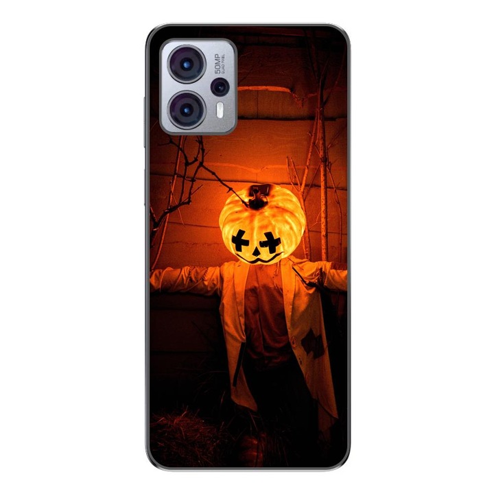 Husa compatibila cu Motorola Moto G23 Silicon Gel Tpu Model Halloween Sperietoare