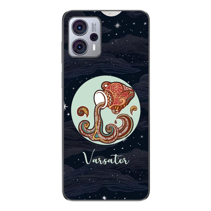 Husa compatibila cu Motorola Moto G13 Silicon Gel Tpu Model Horoscop Varsator