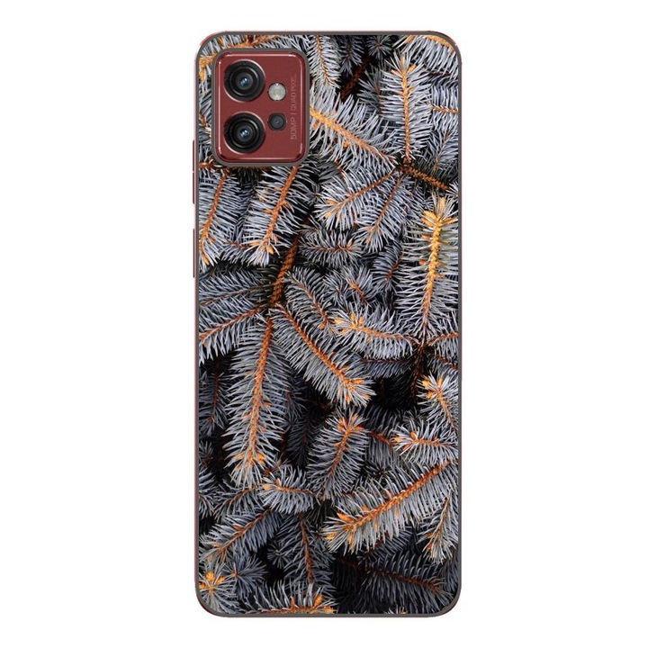 Husa compatibila cu Motorola Moto G32 Silicon Gel Tpu Model Crengi de Brad