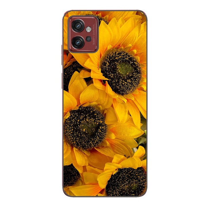 Husa compatibila cu Motorola Moto G32 Silicon Gel Tpu Model Floarea Soarelui