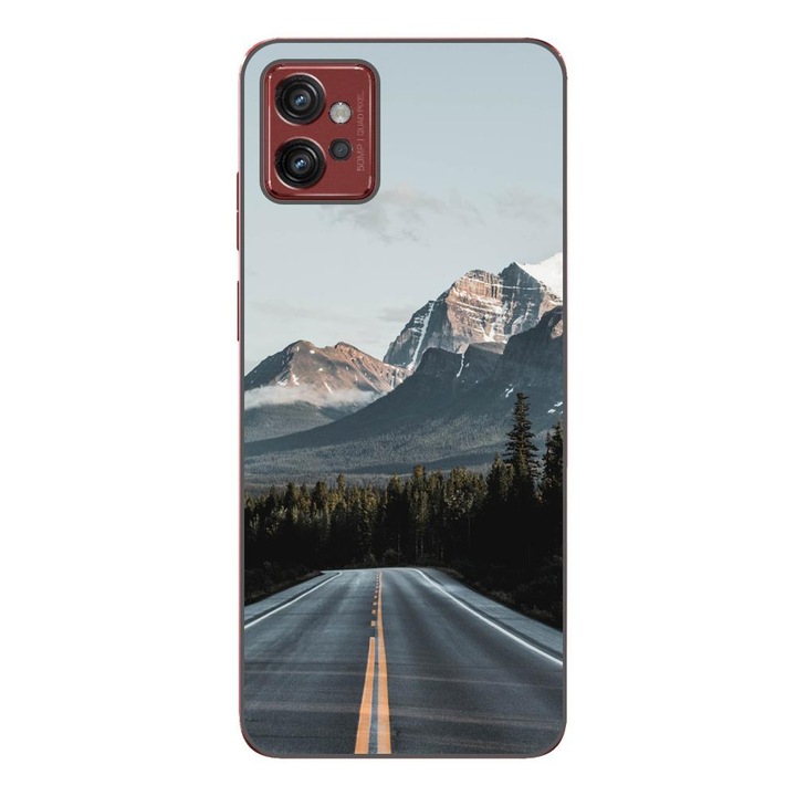 Husa compatibila cu Motorola Moto G32 Silicon Gel Tpu Model Mountain Road
