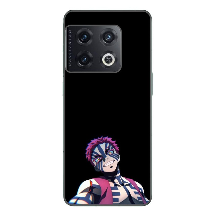 Калъф, съвместим с OnePlus 10 Pro Silicone Gel Tpu Модел Demon Slayer Akaza