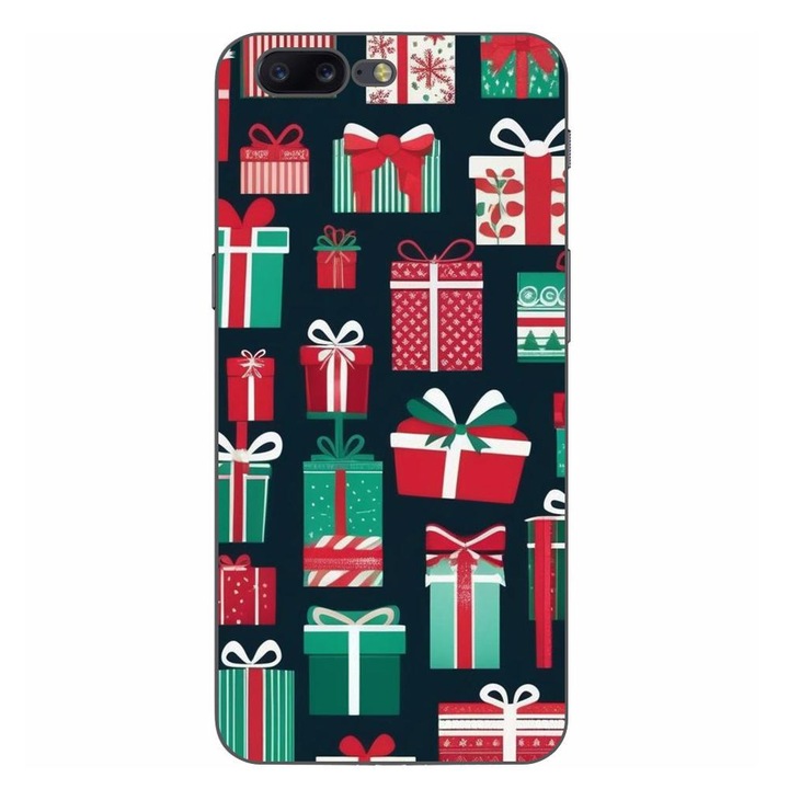 Husa compatibila cu OnePlus 5 Silicon Gel Tpu Model Cadouri Craciun Pattern