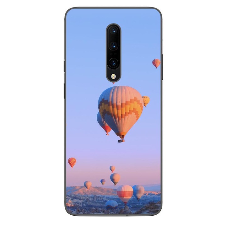 Husa compatibila cu OnePlus 7 Pro Silicon Gel Tpu Model Baloane cu Aer