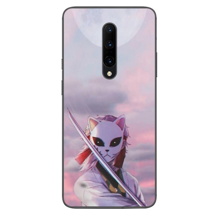 Калъф, съвместим с модел OnePlus 7 Pro Silicon Gel Tpu Demon Slayer Sabito