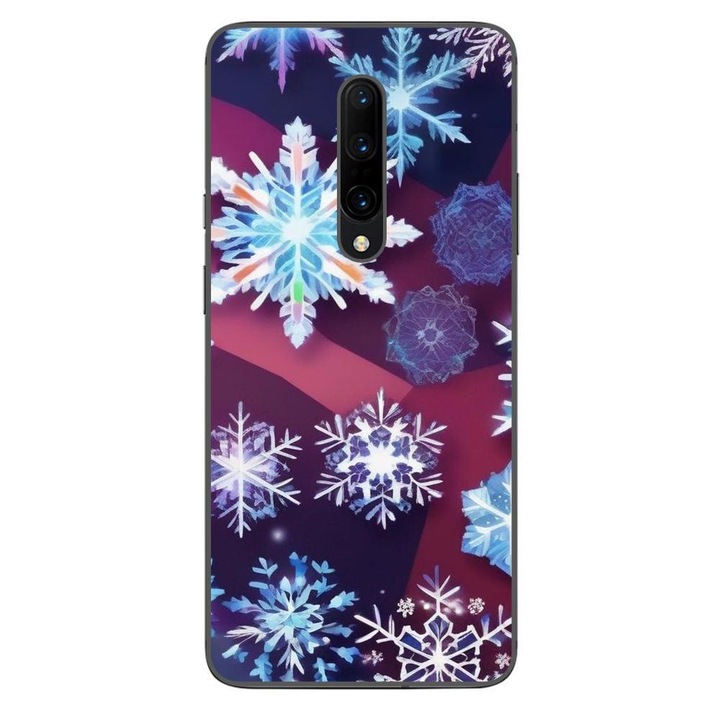 Калъф, съвместим с модел OnePlus 7 Pro Silicon Gel Tpu Ice Flakes