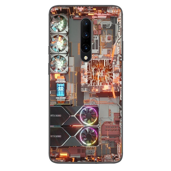Husa compatibila cu OnePlus 7 Pro Silicon Gel Tpu Model Motherboard