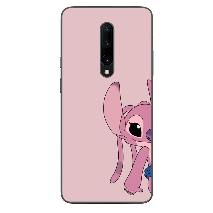 Капак, съвместим с OnePlus 7 Pro Silicon Gel Tpu Model Stitch Her