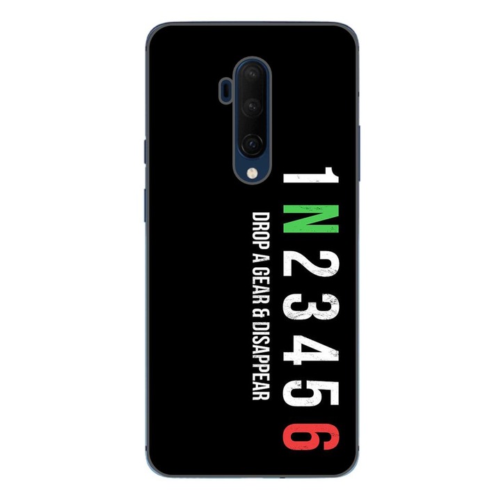 Калъф, съвместим с OnePlus 7T Pro Silicon Gel Tpu Model Gears