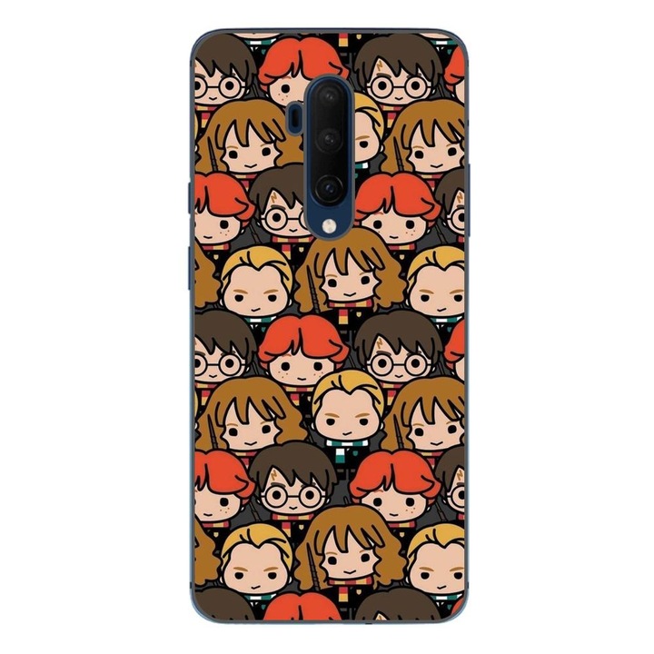 Husa compatibila cu OnePlus 7T Pro Silicon Gel Tpu Model Harry Potter Pattern Faces