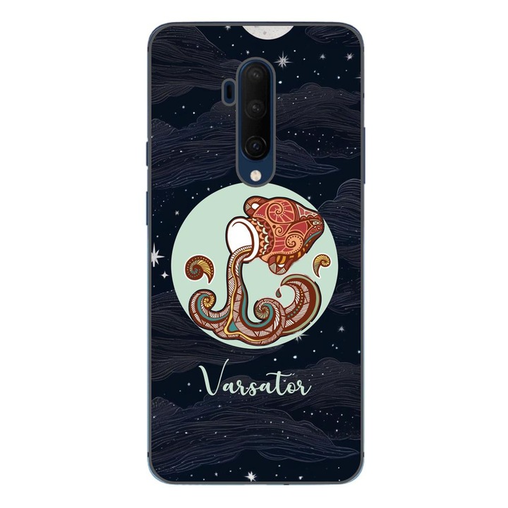 Husa compatibila cu OnePlus 7T Pro Silicon Gel Tpu Model Horoscop Varsator