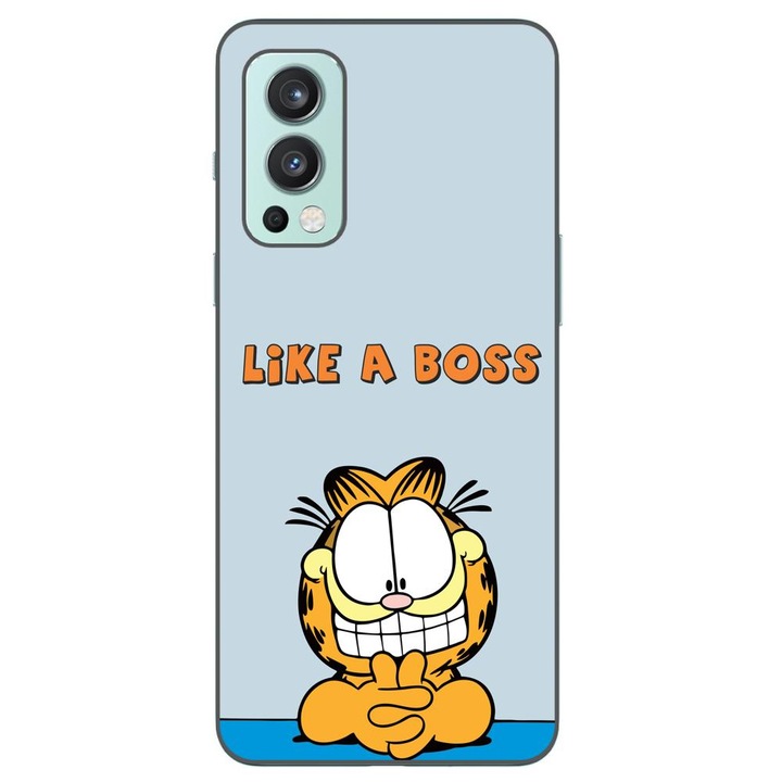 Калъф, съвместим с модел OnePlus Nord 2 Silicon Gel Tpu Garfield Like A Boss