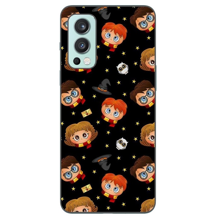 Калъф, съвместим с модел OnePlus Nord 2 Silicon Gel Tpu Harry Potter Pattern Black