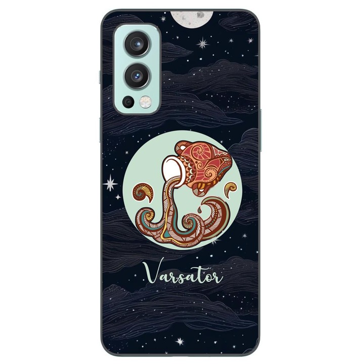 Калъф, съвместим с OnePlus Nord 2 Silicon Gel Tpu модел хороскоп Водолей