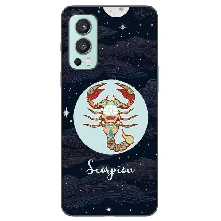 Калъф, съвместим с OnePlus Nord 2 Silicon Gel Tpu модел хороскоп Скорпион