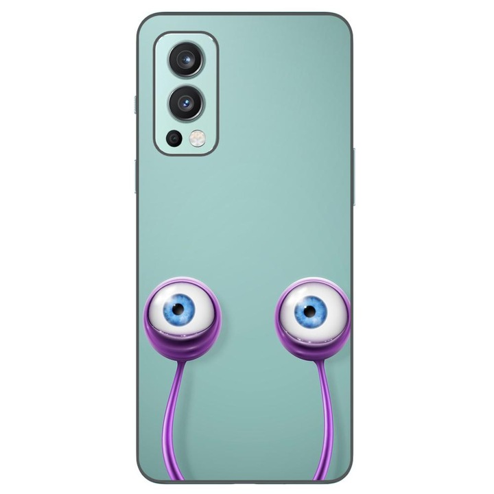 Капак, съвместим с OnePlus Nord 2 Silicon Gel Tpu Model Snail Eyes