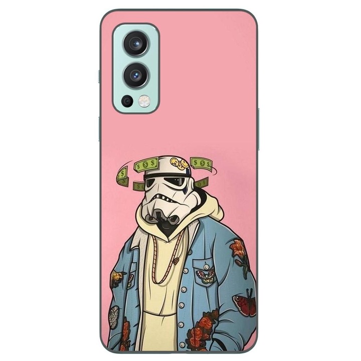 Калъф, съвместим с OnePlus Nord 2 Silicon Gel Tpu Model Trooper Money