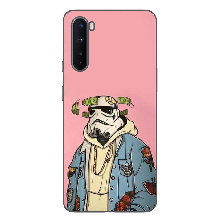 Husa compatibila cu OnePlus Nord Silicon Gel Tpu Model Trooper Money