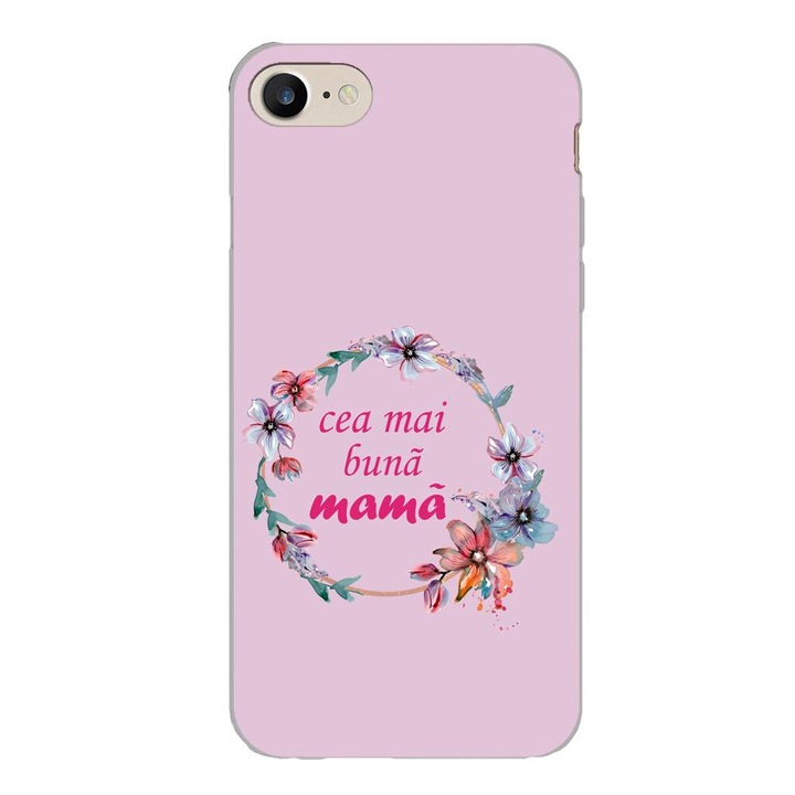Husa compatibila cu Apple iPhone 7, iPhone 8, iPhone SE 2020 Silicon Gel Tpu Model Cea Mai Buna Mama