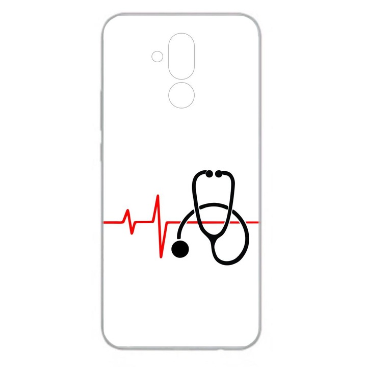 Капак, съвместим с Huawei Mate 20 Lite Silicon Gel Tpu Модел Puls Doctor