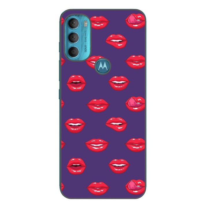 Калъф, съвместим с модел на устни Motorola Moto G71 5G Silicon Gel Tpu