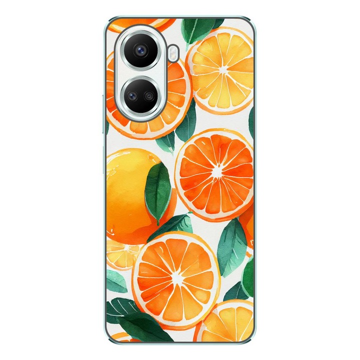 Husa compatibila cu Huawei Nova 10 SE Silicon Gel Tpu Model Oranges