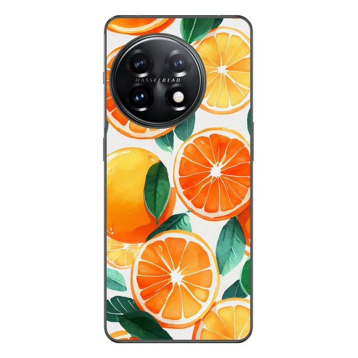Husa compatibila cu OnePlus 12 Silicon Gel Tpu Model Oranges