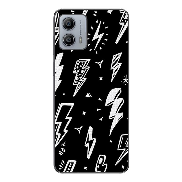 Капак, съвместим с Motorola Moto G73 Silicon Gel Tpu Model Lightnings