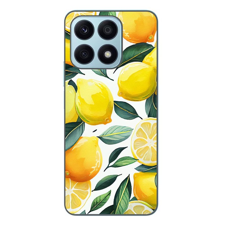 Husa compatibila cu Honor X8a Silicon Gel Tpu Model Lemons Pattern
