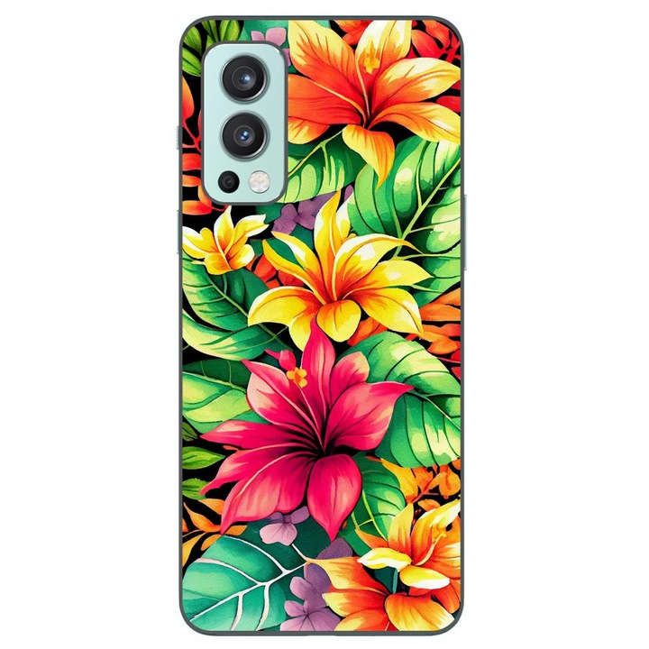 Калъф, съвместим с модел OnePlus Nord 2 Silicone Gel Tpu Lily