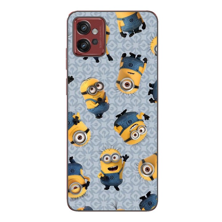 Husa compatibila cu Motorola Moto G32 Silicon Gel Tpu Model Pattern Minioni