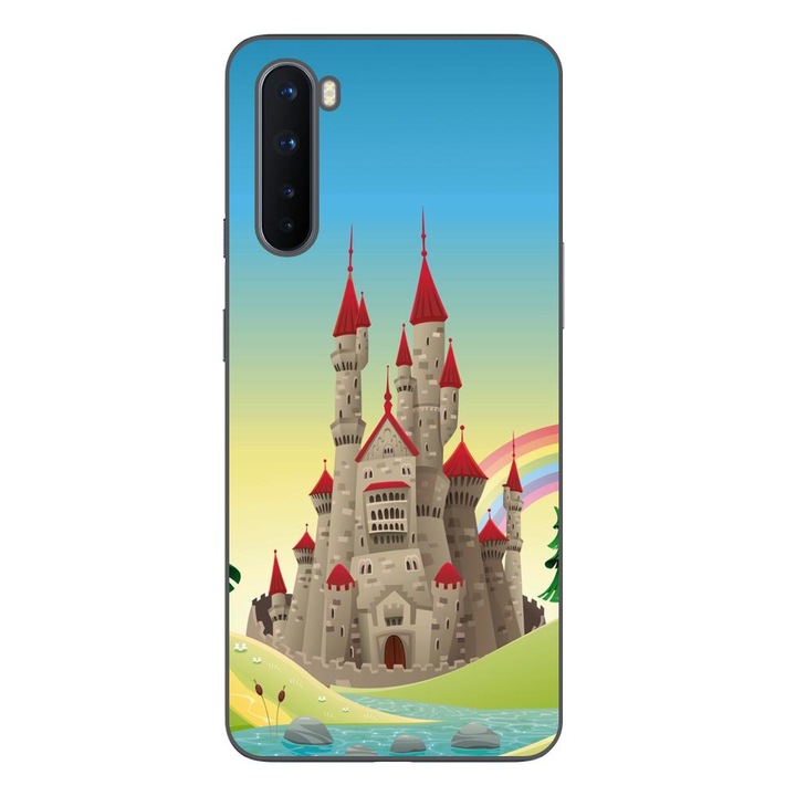 Калъф, съвместим с OnePlus Nord Silicon Gel Tpu Castle Model