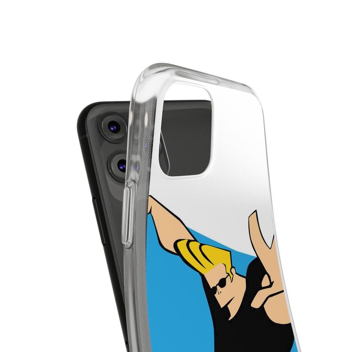 Кейс, съвместим с Apple iPhone 11 Pro Max Silicon Gel Tpu Модел Johnny Bravo
