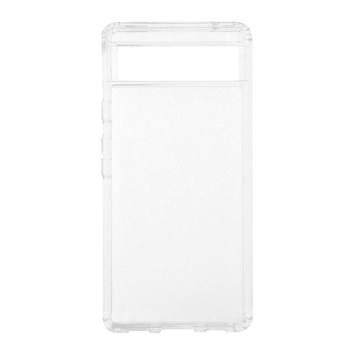 A tok kompatibilis a Google Pixel 6A Silicon Slim 0,5 mm-es Gel TPU Transparent telefonnal