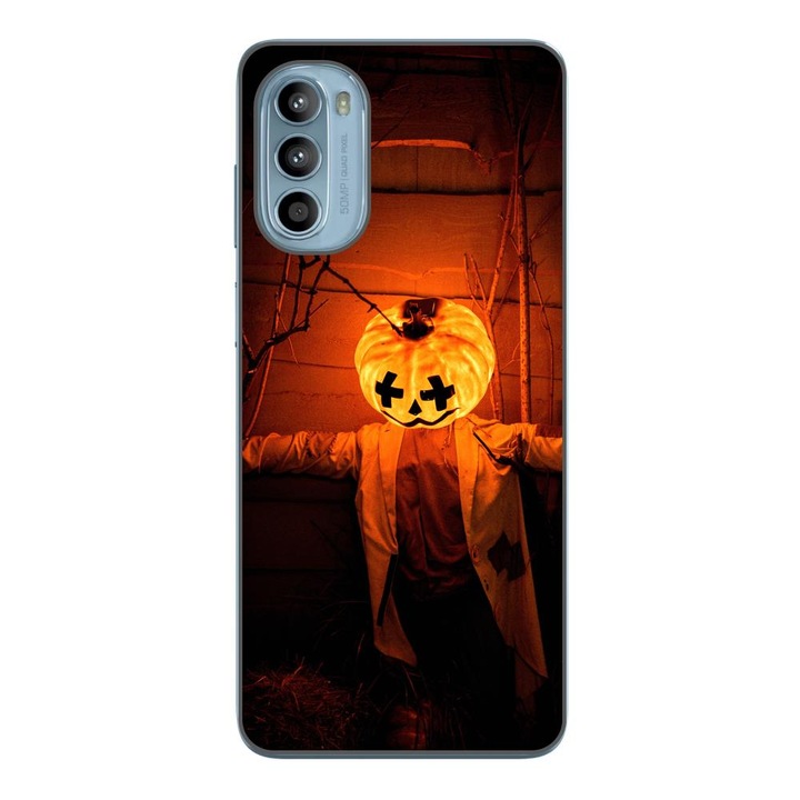 Husa compatibila cu Motorola Moto G52 Silicon Gel Tpu Model Halloween Sperietoare