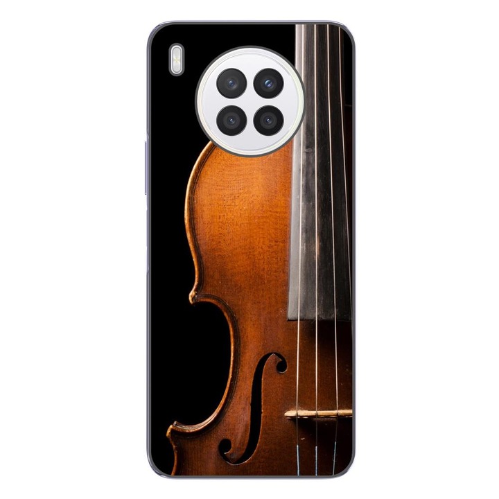 A tok kompatibilis a Huawei Nova 8i Silicone Gel Tpu Violin modellel