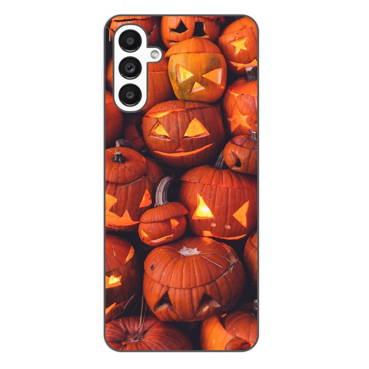 Husa compatibila cu Samsung Galaxy A54 5G Silicon Gel Tpu Model Halloween Dovleci Luminosi